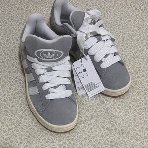 Adidas Campus 00s Gray and White Sneakers
